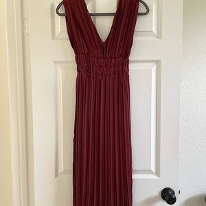 PAROSH pleated midi dress P.A.R.O.S.H.